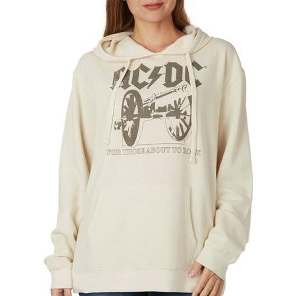 AC/DC For Those About To Rock Hoodie Women's Small GUC - Picture 1 of 6